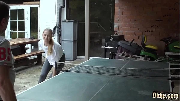 Gradpa fucks tight and wet teen pussy with cumshot in her mouth