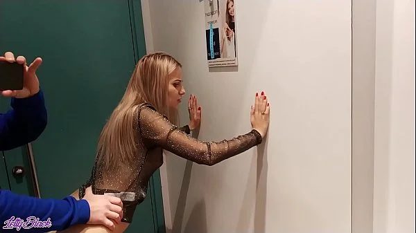 Completely Caught In The Dressing Room During a Blowjob - Letty Black