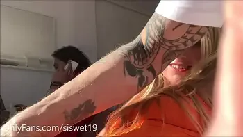 Horny Blonde Fingers in Public *** SiswetLive.com