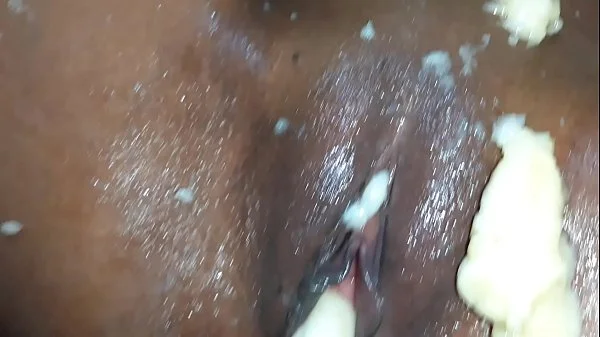 XXX Indian lonely horny girl put a banana inside her pussy XXX