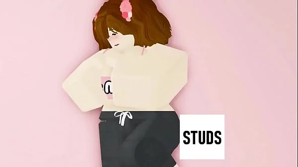 STUDS - Brunette step mom MILF shows off in nude photo shoot (ROBLOX PORN/RR34)