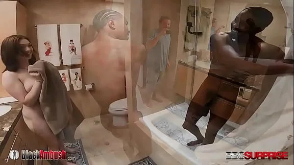 BBCSurprise - Big Titted Brunette Gracie Gates Gets BBC Up her Ass!