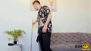 RIM4K. Coeds are so dirty that provoke sex with the handsome roommate