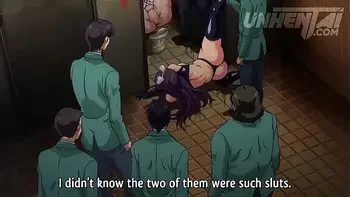 Orgy at College's Bathroom #2 - Hentai [ENG]