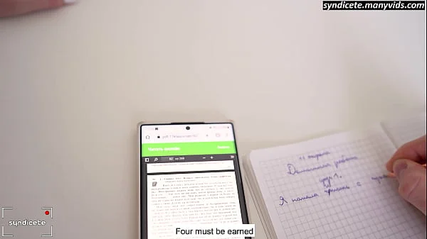 Student fucked a teacher on the table