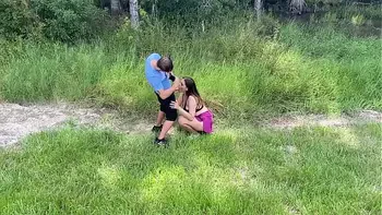 Hot Couple Voyeur Blowjob in Public ends in Big Ass Doggystyle Fucking with Perfect Thick Ass