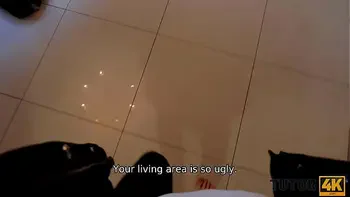 TUTOR4K. Cunning student easily implicates history tutor in lovemaking