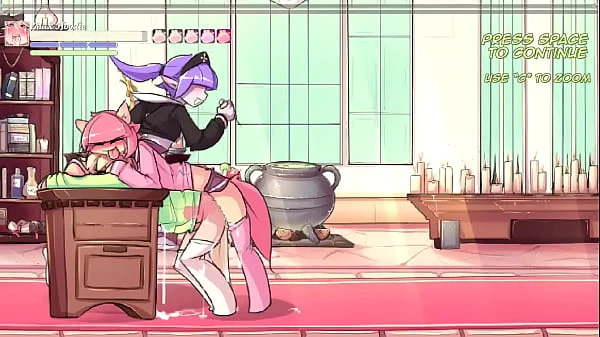 Max The Elf v0.4 [ Hentai game PornPlay ] Ep.7 turned into shemale nympho with big boobs and milked by a futanari
