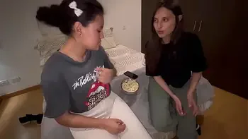 My stepbrother's wife wants me to give him a hand again while we're alone...