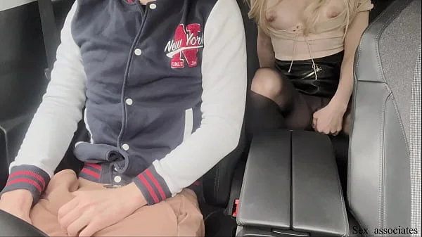 Lost British chav is picked up and fucked in the car in public