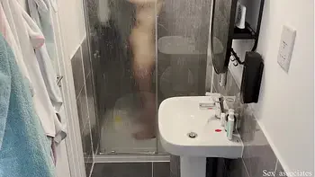 Spying on step-sis's friend who stayed over in our house