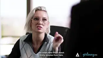 GIRLSWAY - Stacked Dominant Boss Kenzie Taylor Makes Her Two Bad Gossiping Employees Eat Her Pussy