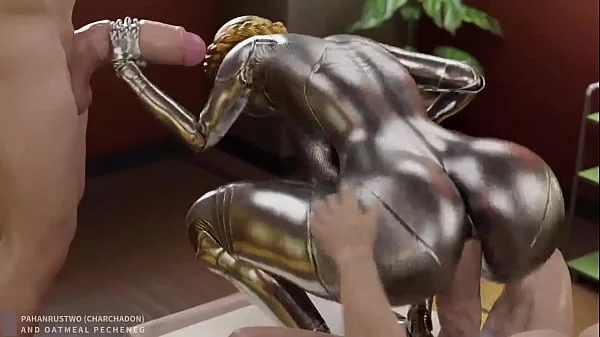Balerina slut from Atomic Heart doing anal