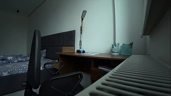 Cheating. An Unfaithful Wife Cheated On Her Husband With His Friend On The Desk While He's Not At Home. Anal