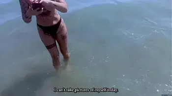 MILF picked up at the beach and fucked - hidden camera in the bedroom