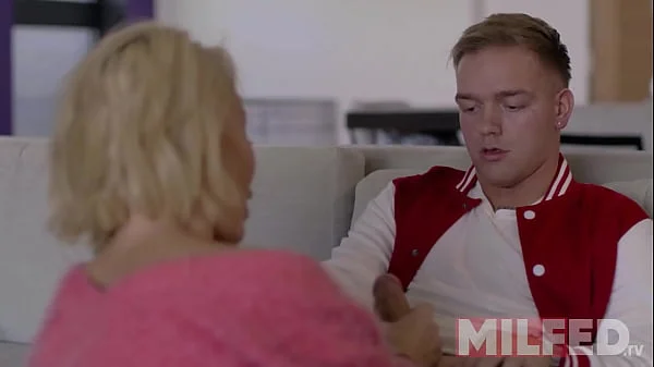 Hot Step Mom Gives to her Stepson his First Blowjob