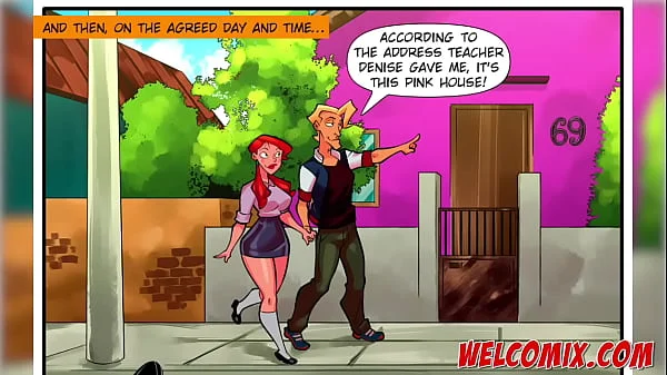 A very hot teacher and crazy about sex! Pervert Sex Toons