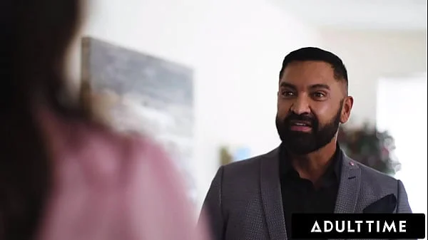 ADULT TIME - Bisexual Boss Gives Naughty Assistant A Facial With Her BF's Help! MMF THREESOME!