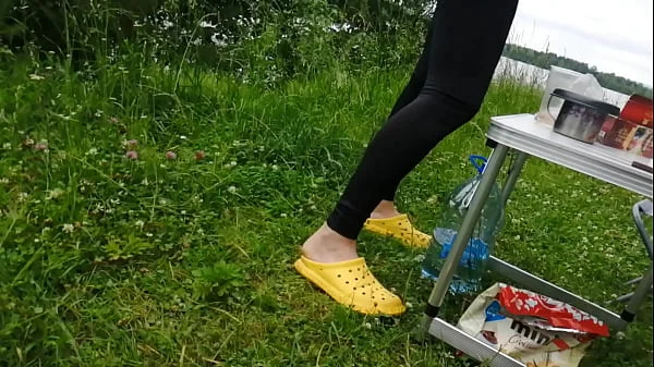 Weekend Camping With My Stepmom - Foot fetish - Dirty Soles - Sex Tape
