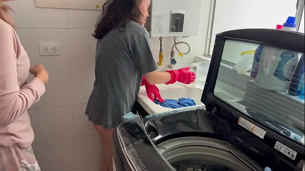 Two lesbians having silent sex.