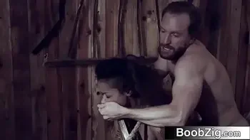 Super Sexy Black Beauty Tied Up & Fucked By Her White Master