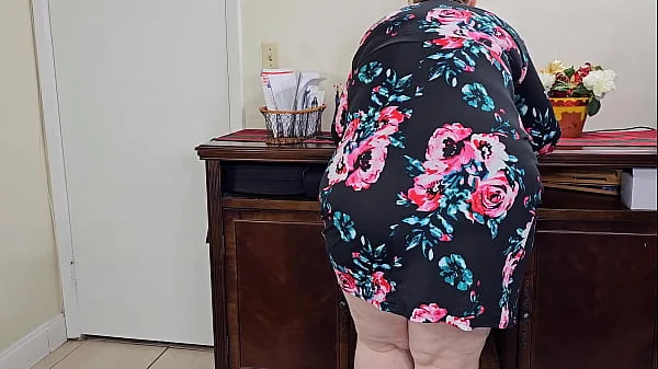 Boss caught Secretary bent over with legs open & eat her pussy