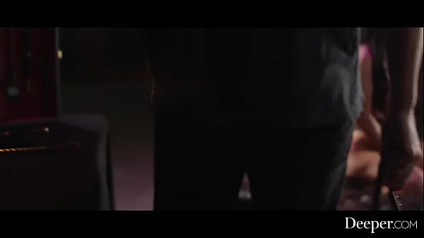 Deeper. Bound & gagged model Jennifer gets anal creampie