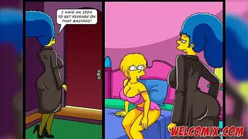 Margy's Revenge! Cheated on her husband with several men! The Simptoons Simpsons