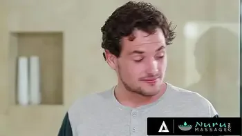 NURU MASSAGE - Busty MILF Nina Elle Gives A Hot NURU Massage To Her Stepson