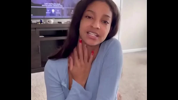 POV Sexy Ebony slut BEGGING for cum on face