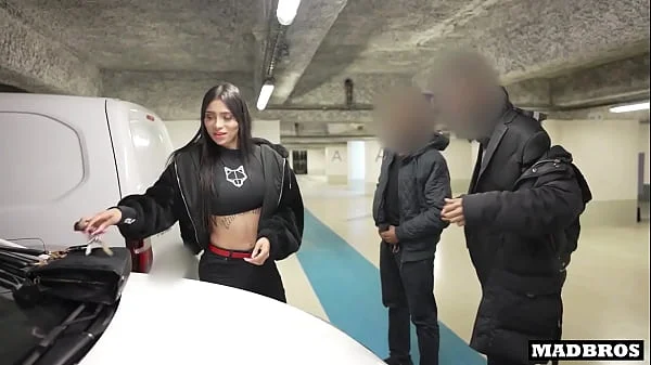 Colombian slut smashed hard in a parking lot for scratching my friend's car !