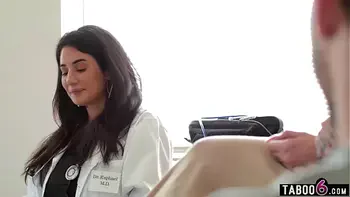 Latina MILF Vanessa Vega squirting orgasm in the doctors office