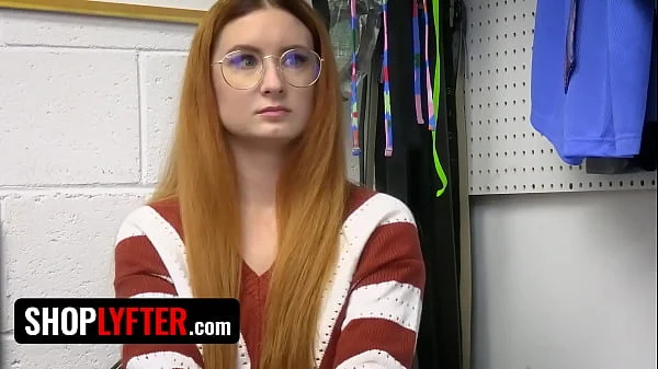 Shoplyfter - Redhead Nerd Babe Shoplifts From The Wrong Store And LP Officer Teaches Her A Lesson