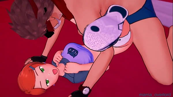 Gwen Tennyson (Ben 10 adult version) in a sex night