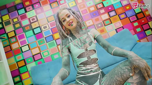 Heavily tattooed couple hardcore ANAL fuck