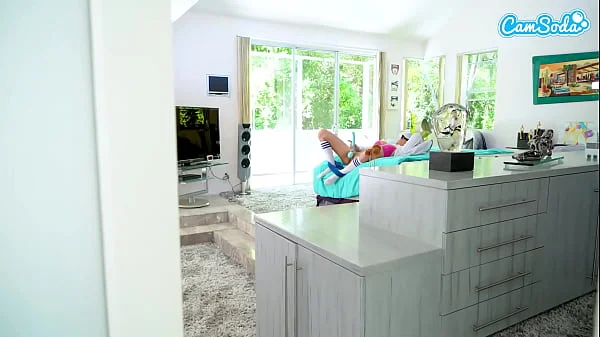 Cute Teen Busted Playing With Pussy Fucked By Step Brother