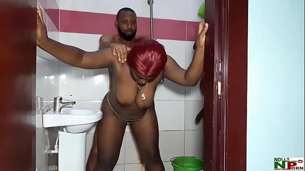Bathroom Threesome Porn Featuring Black Queen Natasha and Pussy King