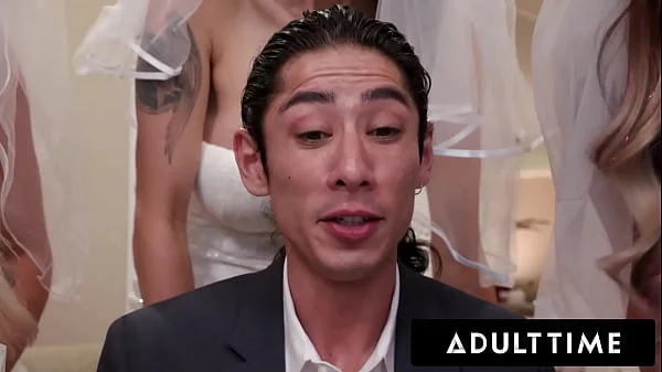 ADULT TIME - Big Titty MILF Brides Discipline Big Dick Wedding Planner With INSANE REVERSE GANGBANG!