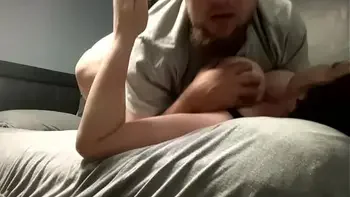 Lucky guy fuck's white girl with massive soft boobs