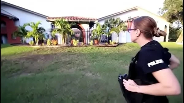 Fuck the Police - White Girl Cops 9 - Blonde Milf Cops protect and serve BBC in the hood