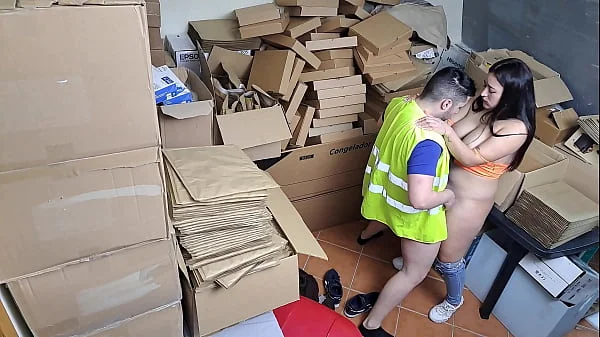 Sexy latina goddess boss catches employee on the phone