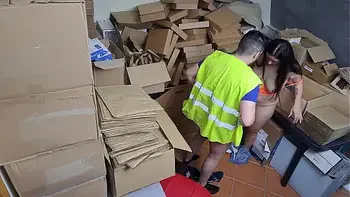 Sexy latina goddess boss catches employee on the phone