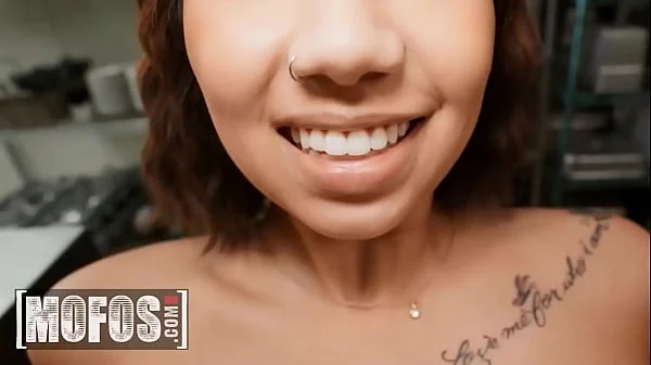 Before The Restaurant Opens, Kimora Quin Masturbates In Front Of Charles Dera To Make Him Fuck Her Roughly - MOFOS