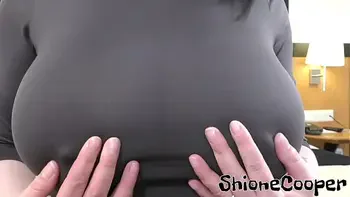 Bouncing and Jumping Boobs plus Suck Very Strong My Dark Hard Nipples