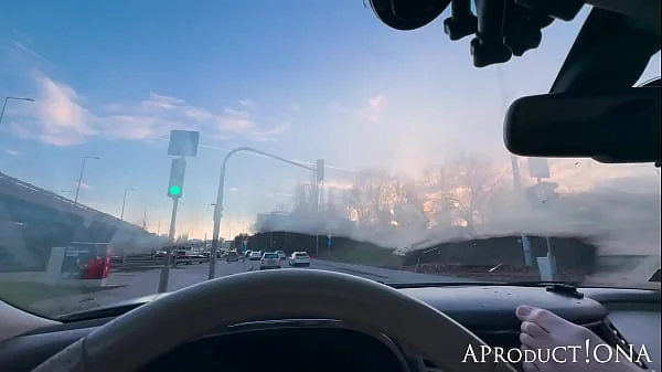Aleya Sun FARTING & SQUIRTING in my Car 4K multicam