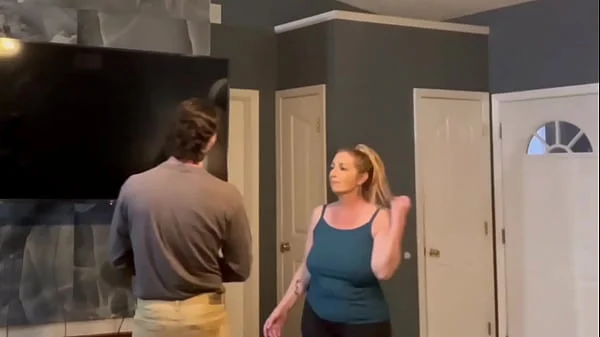 Danni Jones' Son's Friend Fixes Her House and Her Tight Milf Pussy