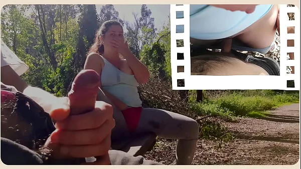 EXHIBITIONIST Dream Come True! Seduce MILF to Fuck, Suck in Park