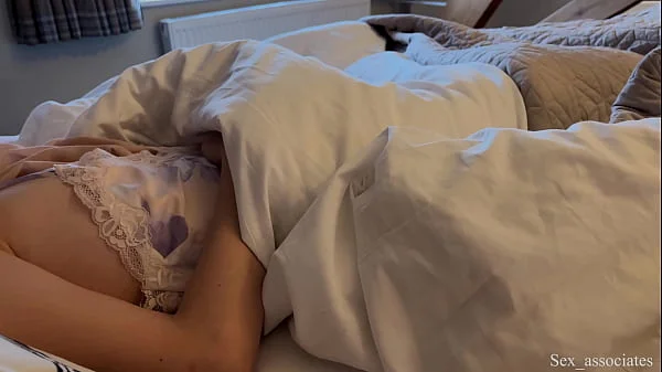 Shy Stepmother And Son Share a Bed In A Hotel