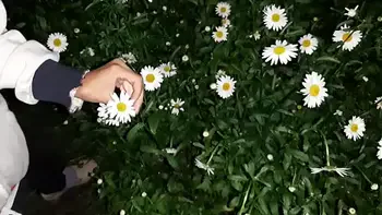 Sex with a housekeeper after a walk in the garden - Girls fly orgasm