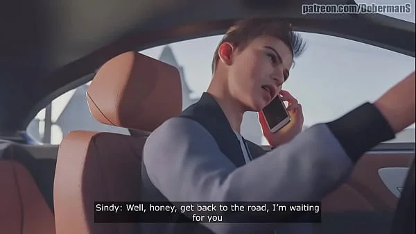 3D animation rubia en dp interracial